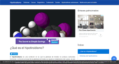 Desktop Screenshot of hipotiroidismo.info